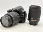 Nikon D5000 12 3mp Dslr Camera 18-55mm Vr   55-200mm Lens