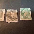 Canada Stamps - Qty 3 - Queen Victoria -2cent And 5cent- Very Old-used