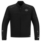 Motorcycle Riding Jacket With Mesh Ce Armor And Detachable Thermal Large Black
