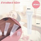 Doromy 40packs 15ml Empty Lip Gloss Tubes Clear Squeeze Containers Clear
