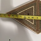 Vintage Persian Khatam Marquetry Diamond Shape Rhombus 2 Components 2 Lids 17   l