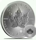 Canada Maple Leaf  5 Dollar 2022 Silver 1 Oz Coin   9999  New In Paper Sleeve