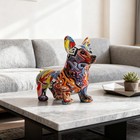 Graffiti Corgi Statue balloon Dog Figurine Decor animal Dog Sculpture For She   