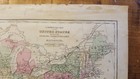 Antique Hand Colored Map Of Us Railroad Lines Common School Geography 1873