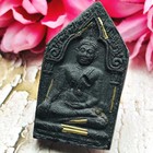 Khunpaen Leklai Fortune Rich 19takrut Lp Koon Be2536 Black Gem Thai Amulet 16643