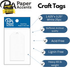 Craft Tags 1 625x3 25  25pc White Gift Tags With String  Hanging Labels  Price T