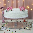 Cake Stand 1 Tier 18  Clear Cupcakes Wedding Birthday Party Catering Wholesale