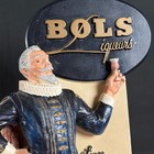 Vintage Bols Liqueurs Advertising Display Figure Bar Counter Sign