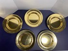 Artistic Churchware Communion 5 Stacking Bread Plates W Lid Cross Rw-504 Brass