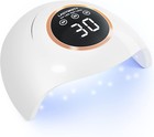 72w Uv Led Nail Lamp Light Dryer For Nails Gel Polish With 18 Beads 3 Timer Sett