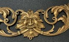 Large Antique Brass Greenman Furniture Mount  Decoration  Embellishment  Ormolu