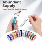 24 Gauge Jewelry Making Wire  12 Colors Tarnish Resistant 0 5mm  12 Colors