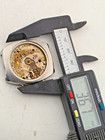 Vintage Stainless Steel Chronograph Watch Case   Movement For Valjoux 7733 Parts