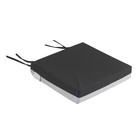 Drive Wheelchair Seat Cushion 18x16 In Waterproof Low Shear Cover One Foam Black
