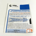 Puncture Repair Procedures For Passenger And Light Truck Tires Wall Poster