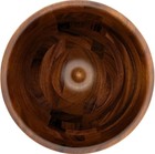 Premium 5qt Walnut Wood Mixing Bowl     Compatible With 4 5-5 Qt Tilt-head