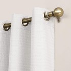 Cooper Thermal Insulated Energy Efficient Grommet Curtain Panel  Pearl White    