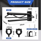 Paterr 12 Pack Saddle Rack Wall Mount For Western Horse Trailer Stall