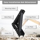 New Backhoe Excavator Thumb Attachment Adjustable Backhoe Thumb For Claw Tractor