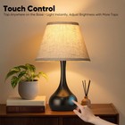Touch Table Lamp 17  3-way Dimmable Set Of 2 - Perfect For Bedroom  Living Room