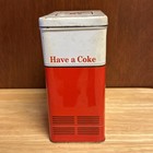 Coca-cola Beverage Coke Bottle Vending Machine Vintage 1997 Collectible Tin Box