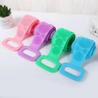 Silicone Body Back Scrubber Double Side Bathing Brush For Skin Deep Cleaning Usa