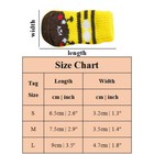 Non-slip Dog Socks Knitted Pet Cat Puppy Shoes Cute Print 4pcs set Paw Protect   