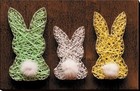 String Art Kit The Bunnies Diy Craft Kits Wooden Board String Art Pattern