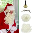 Santa Beard And Wig Set Adult Santa Claus Costume Christmas Fancy Dress