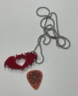 Fall Out Boy Clandestine Necklace   Folie    Deux Guitar Pick  2009 Tour 