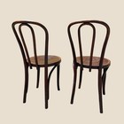 Pair Antique Polish Bentwood Caf   Chairs Thonet Style Made Poland 1920s-1950s