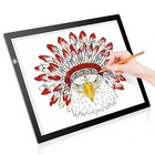  A3 Led Copy Board Light Tracing Box  Ultra-thin Adjustable Usb Power Artcraft 