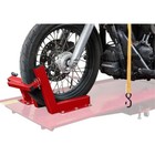 Motorcycle Wheel Vise Stop Chock Brace Holder Heavy Duty Adjustable Accessory