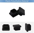 1  1x1 Square Tube End Cap Plastic Plugs 12pcs  1 x1  1 Inch Tubing   