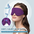 3d Contoured Sleep Mask For Side Sleepers  Adjustable Light Blocking Eye Cover