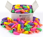 Pencil Eraser Caps  Latex Free  Assorted Colors  144 box  71544 