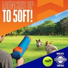 Nerf Dog Tennis Ball Blaster Dog Toy With 4 Balls  16 Inch