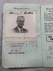 Vintage Us United States Passport 1956 W Stamp Europe