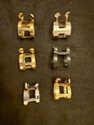 Lot Of Six  6  Bb Clarinet alto Sax Ligatures - Luyben  Buffet