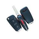 Audigear Oem Replacement Remote Control 3 Button Flip Key Fits Audi 1992-2006