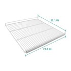 Westlake 27  Fridge Freezer Wire Shelves 2-pack Includes 8 Shelf Clips