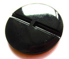Xl Vintage Black Textured Self-shank Button Mat Finish 1-5 8 