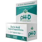 Ph-d Feminine Health Boric Acid Vaginal Suppositories Count Per Pack 24ct