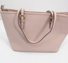 Michael Kors Jet Set Medium Travel Carryall Tote Bag Purse Light Pink