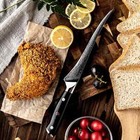 Shujin 7 5-inch Vg-10 Fillet Knife With Damascus Steel   Ergonomic G10 Handle