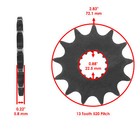 Caltric Front Drive Chain Sprocket For Yamaha Yfm660r Raptor 2001-2005 Teeth 13