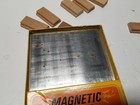 Vtg Magnetic Slide Puzzle Wooden Crestline Manufacturing Company Usa Strategy