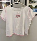 Rare Vintage Longaberger Homestead Girls Pajama Set L xl 100  Cotton Pink Prints