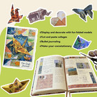 Monet-inspired Origami Paper - 50 Sheets 6x6 Inches - Impressionist Art Double-s
