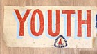 Vintage Youth For Peace Canvas Banner -36  - Camp Fire Girls - Political Sign